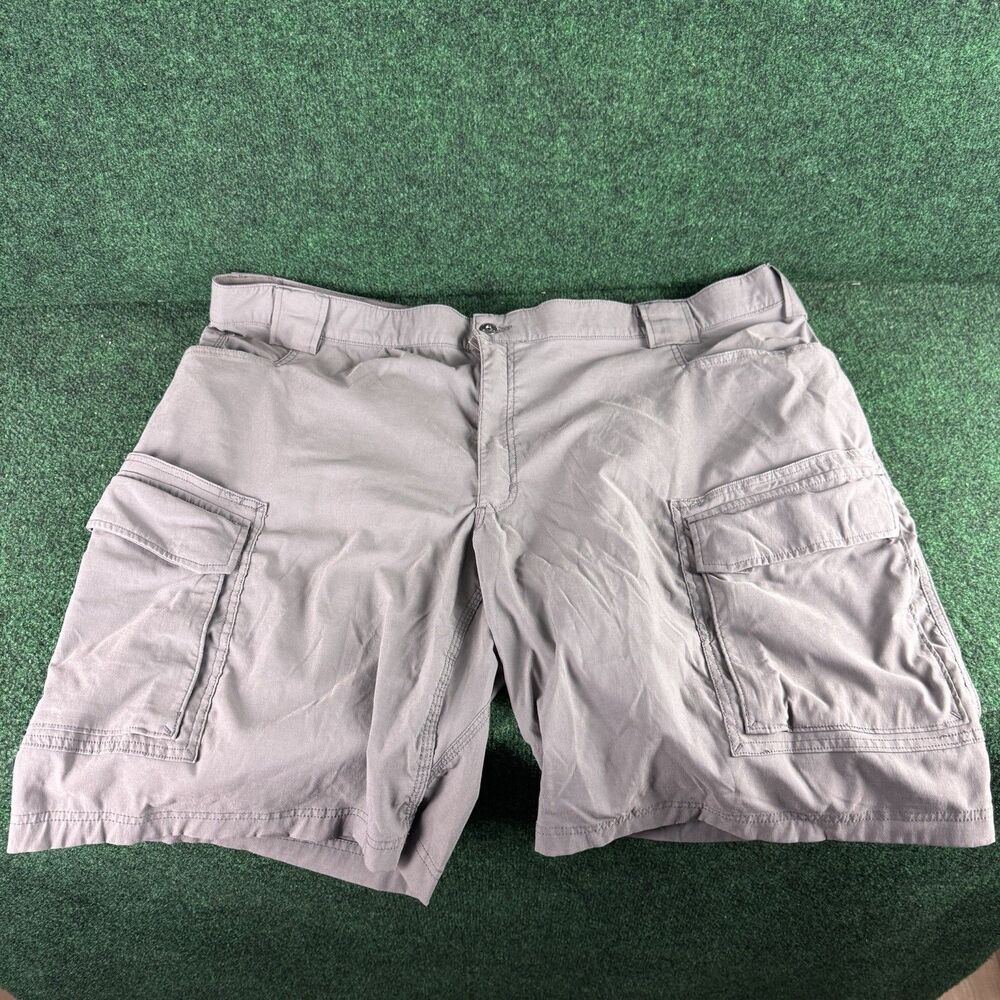 Duluth Flex Dry On The Fly Relaxed Fit Cargo Shorts Men’s Size 48 Gray Pockets